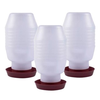 Kit 3 unidades Bebedouro Frango Aves Galinhas 5 Litros