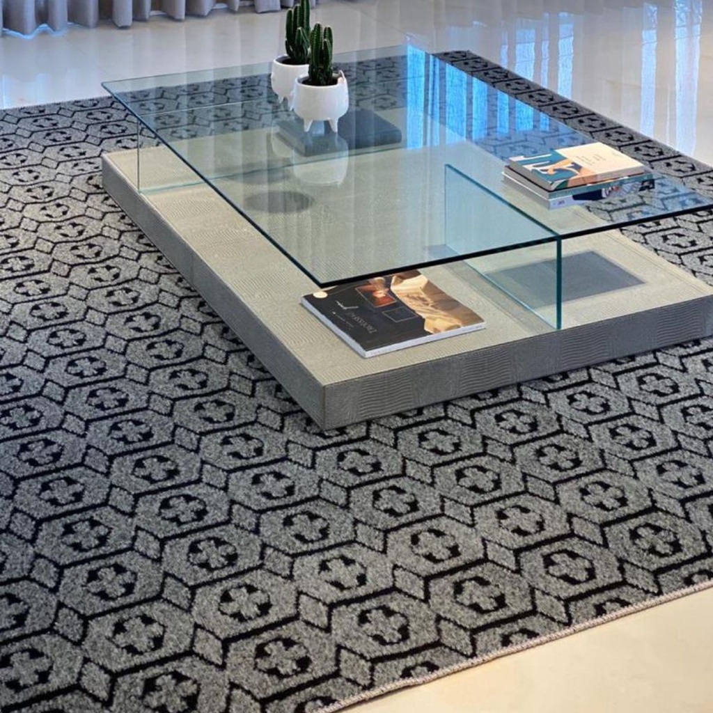 Tapete Para Sala Quarto Geométrico 2,00x2,50 Facil Limpeza