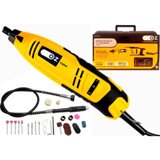 Micro Retifica Lixadeira 220V Com Maleta 41 Acessórios - Oz