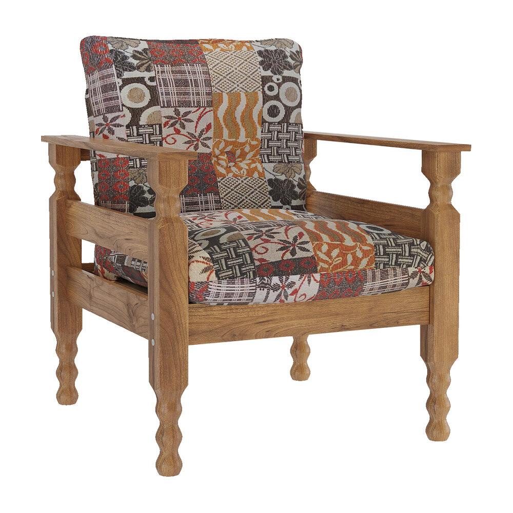 Poltrona Madeira Maciça Liz Multimóveis VCR7003 em Oferta na Shopee