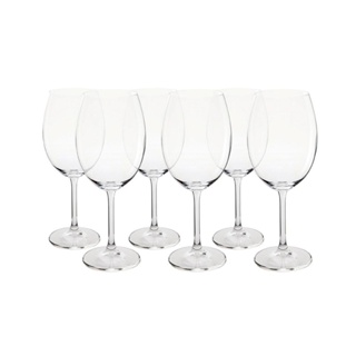 Kit 6 Taças Vinho Tinto Bordeaux Cristal Titanium 580ml Bohemia em Oferta na Shopee