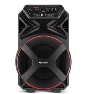 Caixa de Som Bluetooth Amplificada Portátil 250W RMS Connect Party Plus CM-250 Bivolt Preta Mondial em Oferta na Shopee
