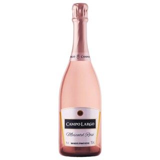 ESPUMANTE CAMPO LARGO MOSCATEL ROSE 750ML