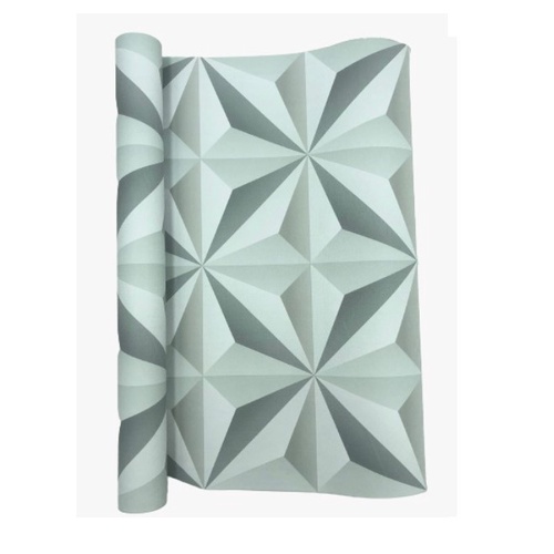 Papel De Parede Decorativo Losangos em 3D 5Mx45CM