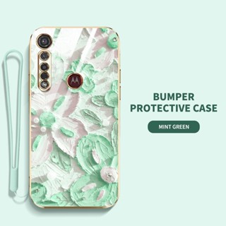 Capa Personalizada Motorola Moto G8 Plus/G8 Power Lite Play Creative Oil Painting Style Luxo De Alta Qualidade Resistente Ao Impacto De Silicone Para Telefones