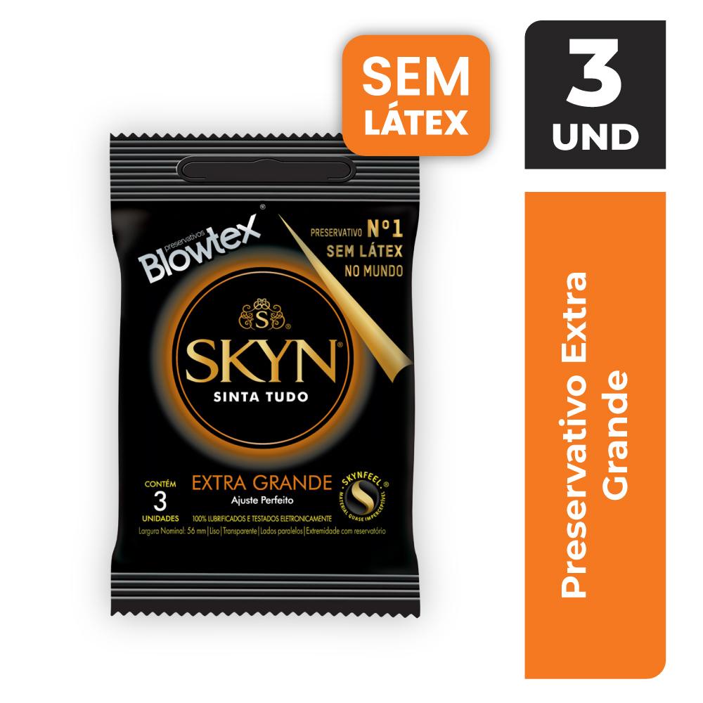 Kit com 5 Preservativos SKYN Grande 3 Unidades