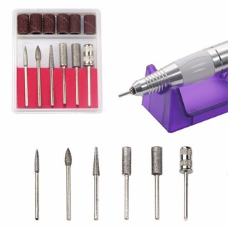 Kit 6 Brocas + 6 Lixas Para Lixa Elétrica pronto entrega Lucky Bazar