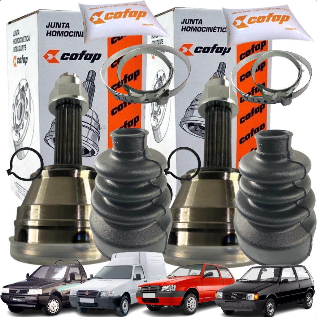 Par De Junta Homocinética Ponteira Cofap Fiat Siena Uno Palio Premio Fiorino em Oferta na Shopee