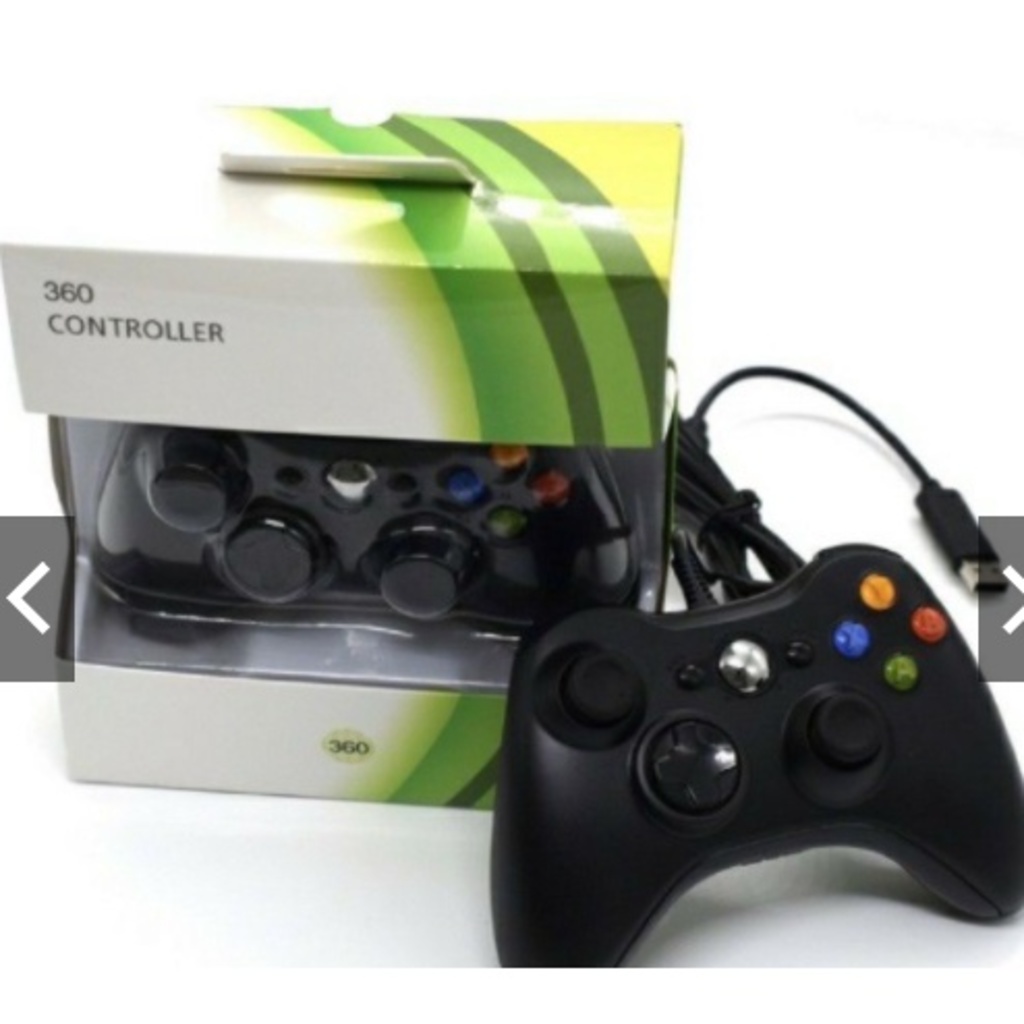 De Controle Xbox 360 Com Fio Para Video Game e PC/