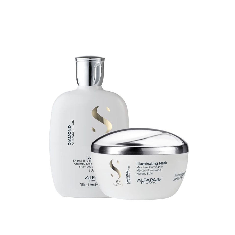 Kit Diamond Shampoo e Máscara - Alfaparf - Beauty