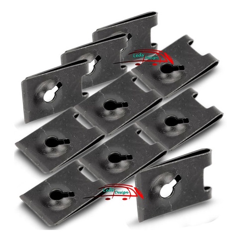 10 Porca Presilha Para-choque Celta Life Spirit Super Ls Lt