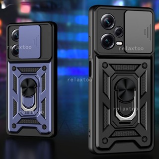 Estojo Para Redmi Note 12 Pro 5G Note12Pro RedmiNote12 Proteção Da Lente Câmera Caixa À Prova De Choque Com Suporte Do Anel Magnético TPU Hard