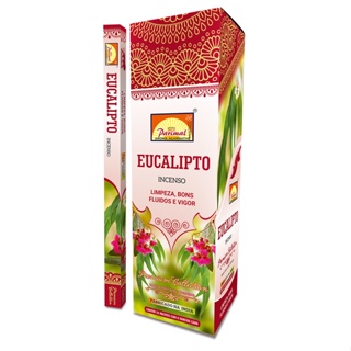 Incenso Eucalipto Parimal Box 25 Caixas Com 8 Varetas em Oferta na Shopee