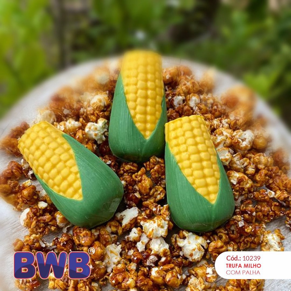 Forma de Acetato Trufa Milho com Palha Especial Cód. 10239 BWB - Rizzo Distribuidora