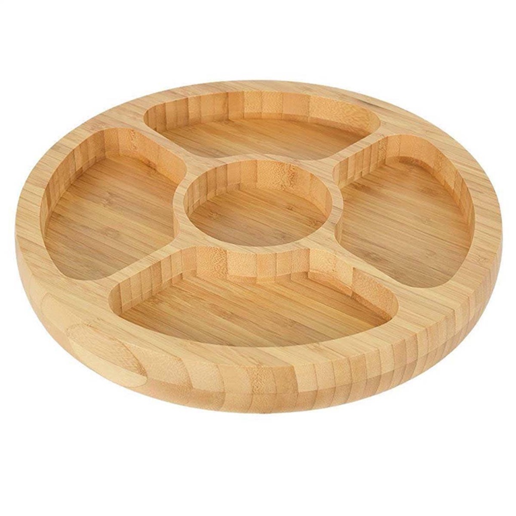 Gamela com 05 divisórias Bamboo - Mor