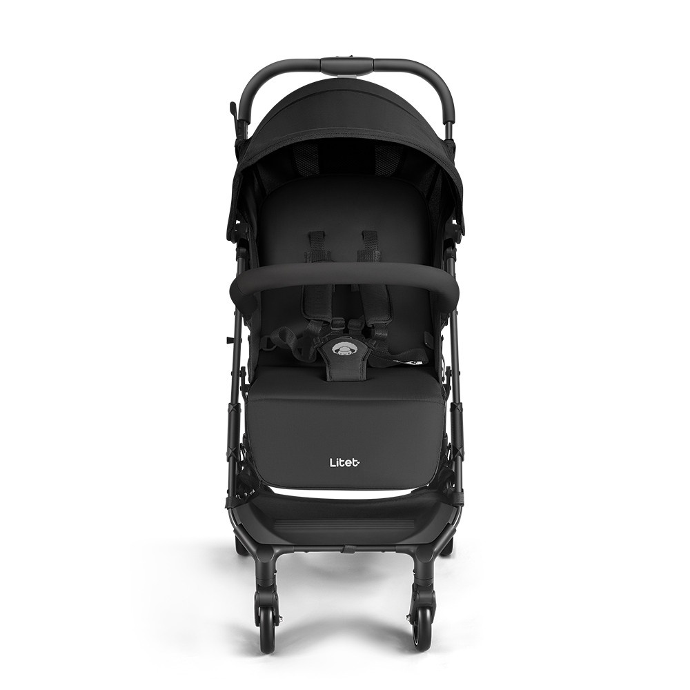 Carrinho de Bebê Compacto 0-15 Kg Oppa Preto Litet - BB463