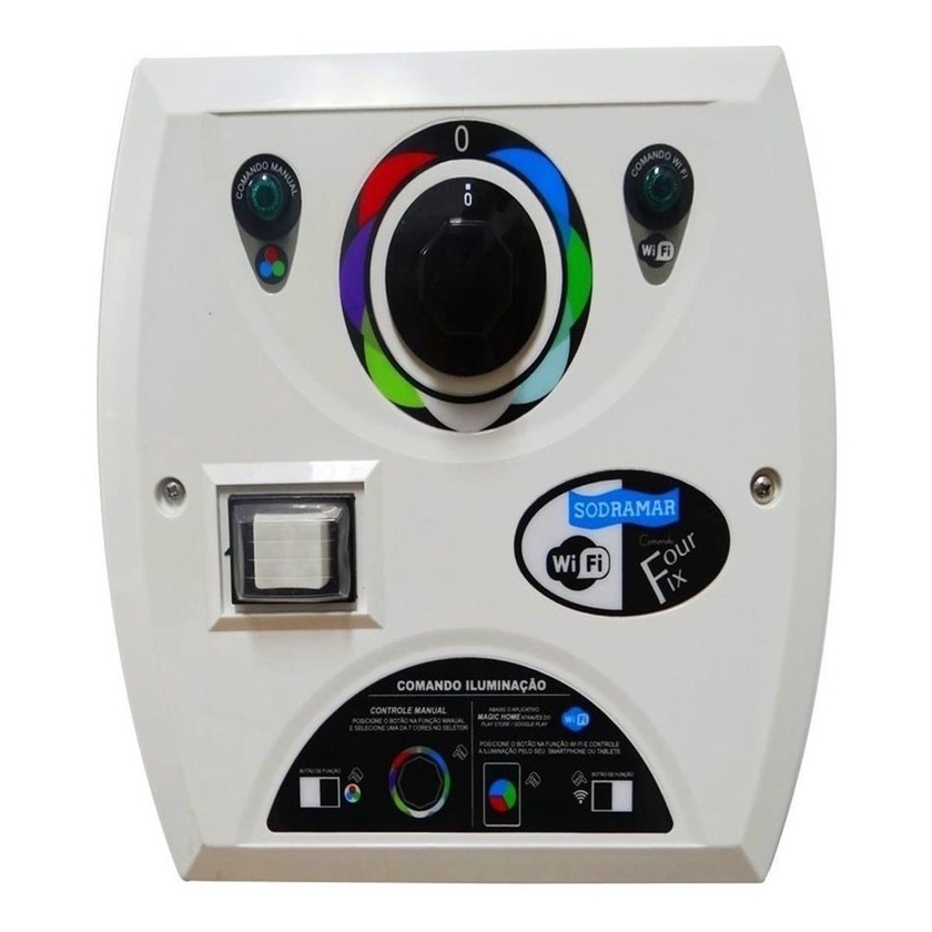 Quadro Driver Comando Via App Wifi Android Ios Led Rgb Para Piscina