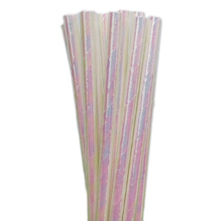 Canudo de Papel Nacarado - TP002N-BRA - 12 unidades - ArtLille em Oferta na Shopee