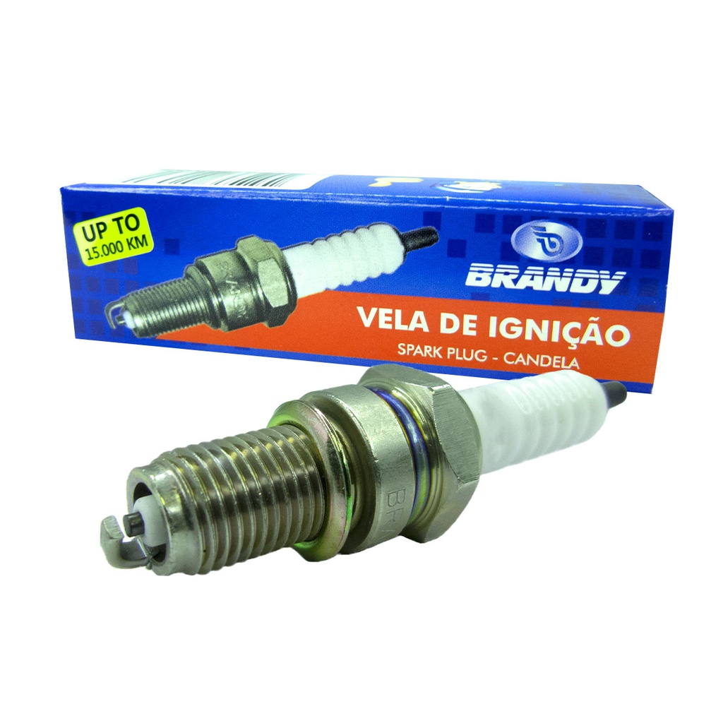 Vela de Ignição Para Moto Titan Fan 125 ...08 NXR 125 Bros CB 300 até 2012 Shadow 600 - BY-DPR8FB-9 - Brandy