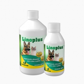 Linoplus - Suplemento Alimentar Para Cães E Gatos - Vitamina A E E Omega 6 E 3