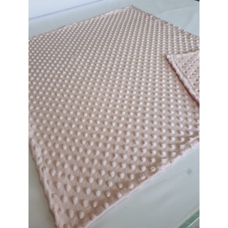 Manta para Bebê Promoção Inverno Verão Alto Relevo Menina Bolha Rosa 1m x 75cm