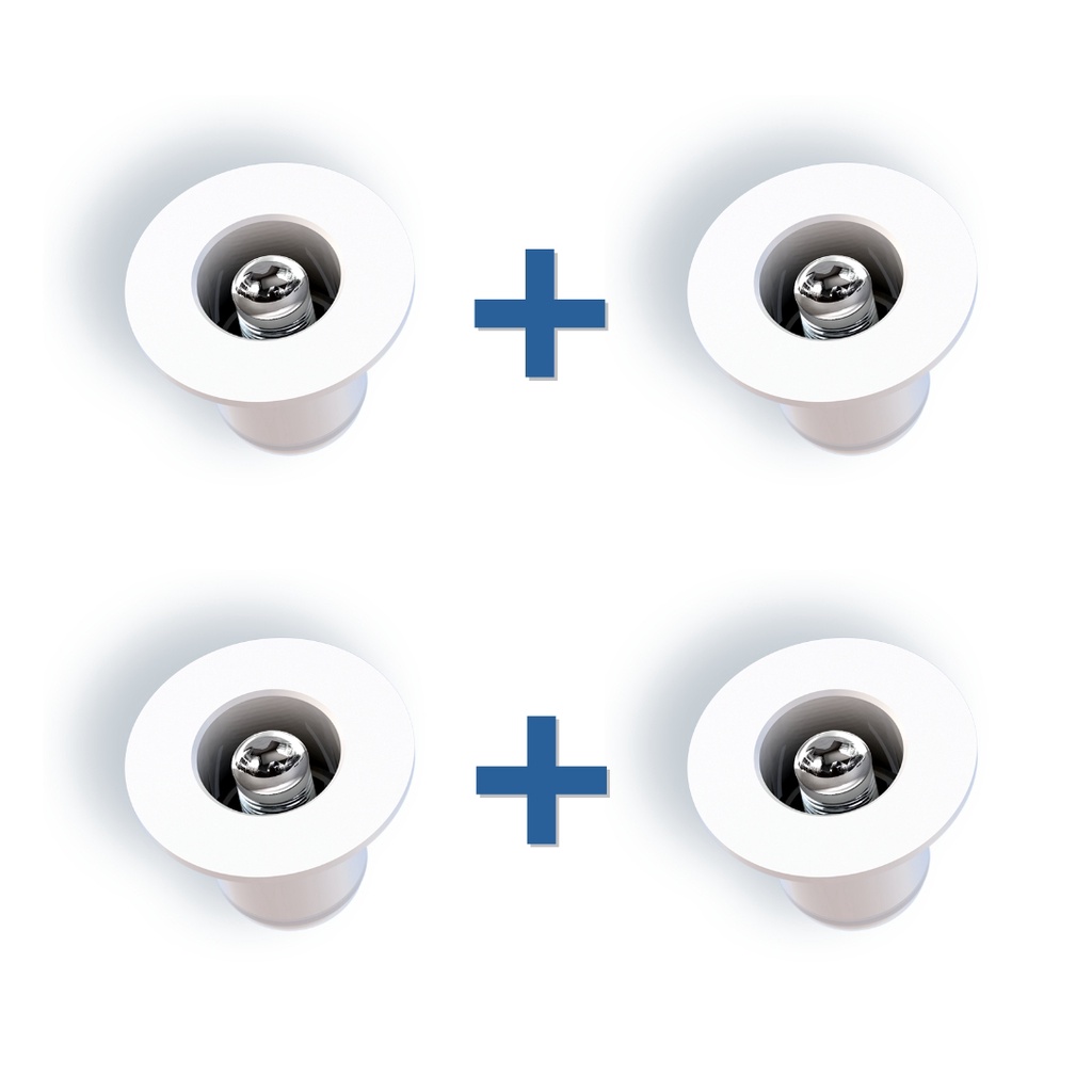 Eliminador de Ar 4 Pçs Interno Porca Hidrômetro Tubete 3/4"
