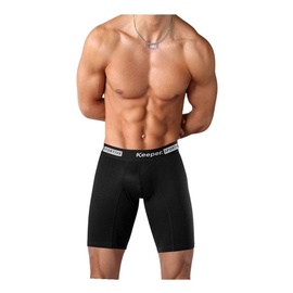 Cueca Boxer Long Leg Masculina Keeper Anti Assadura Esportiva Microfibra