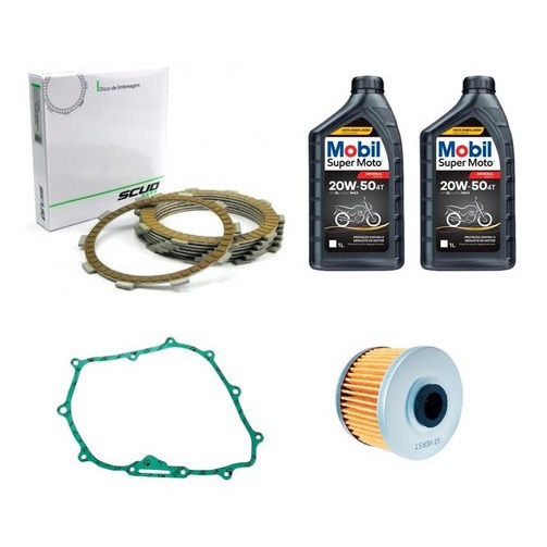 Kit Discos Embreagem Scud Twister 01/08 Filtro+ Óleo+ Junta em Oferta na Shopee