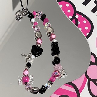 Y2K Acessórios De Suporte Telefone Estilo Lanyard Móvel Corrente