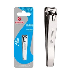 Cortador De Unhas Mãos Aço Inoxidavel Flex Mundial Bc-157bl