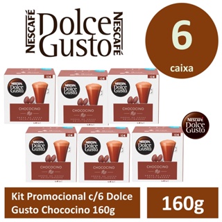 Kit Promocional c/6 Dolce Gusto Chococino 160g em Oferta na Shopee