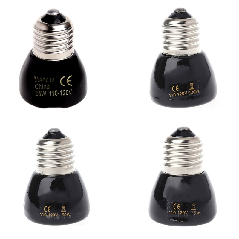 Lâmpada Calor Cerâmica Estone Para Répteis , Lâmpadas , Aquecedor Cerâmico Infravermelho 25W 50W 75W 100W