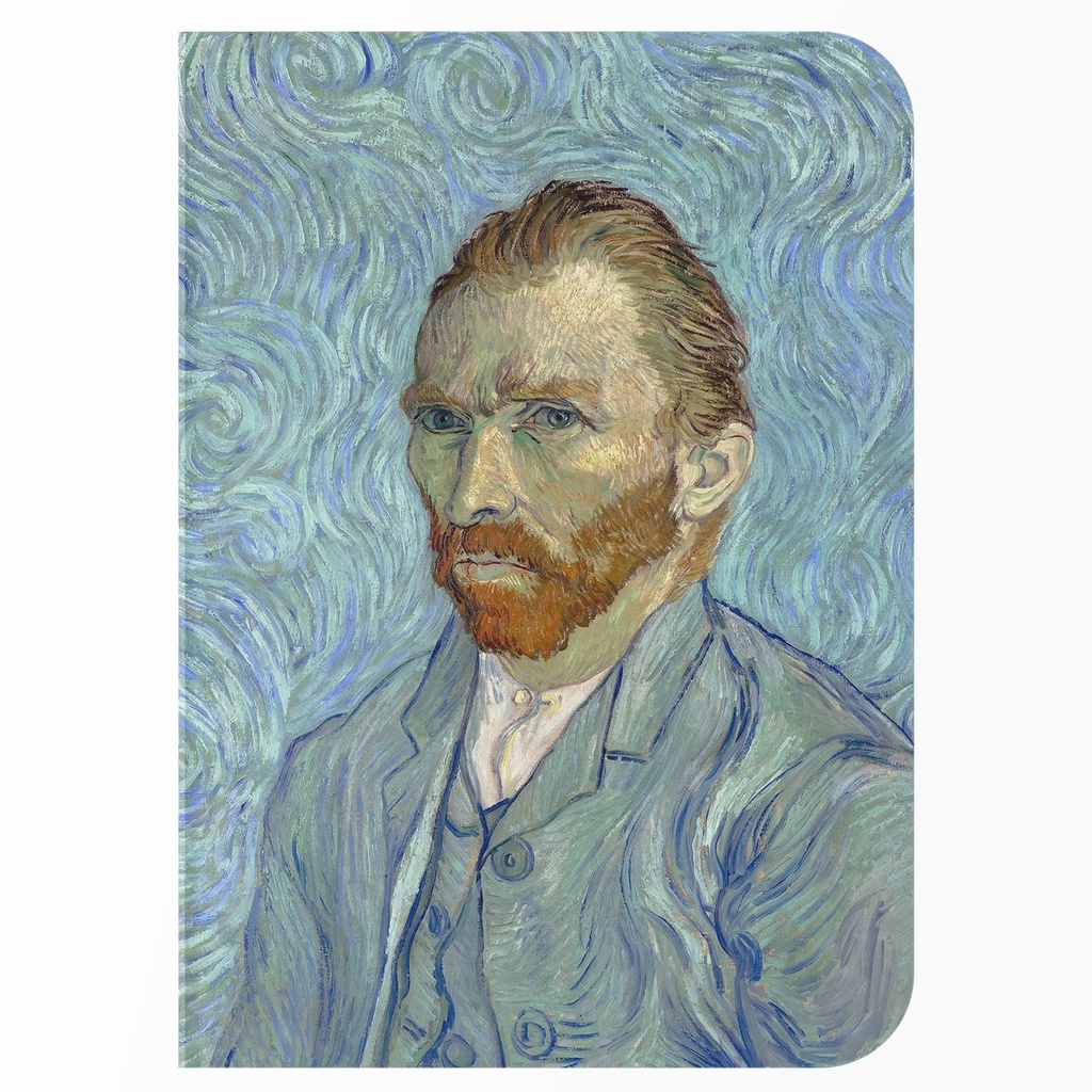 Caderno sem Pauta A5 40 Folhas Capa Flexível Papel Avena 80g - Autorretrato de Van Gogh