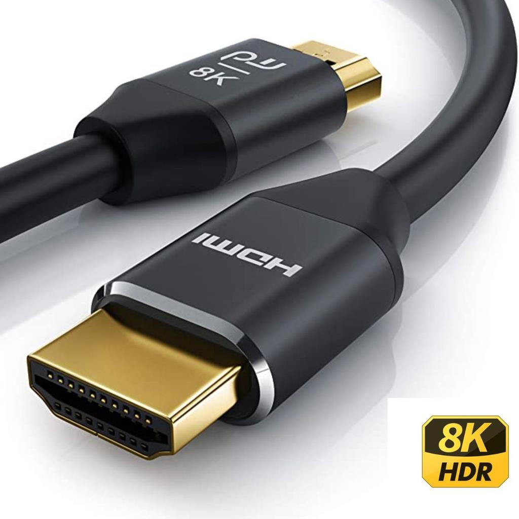 Cabo Hdmi 2.1 3M 8K e 4K 120hz Gold Ultra HD P TV Ps5 Xbox