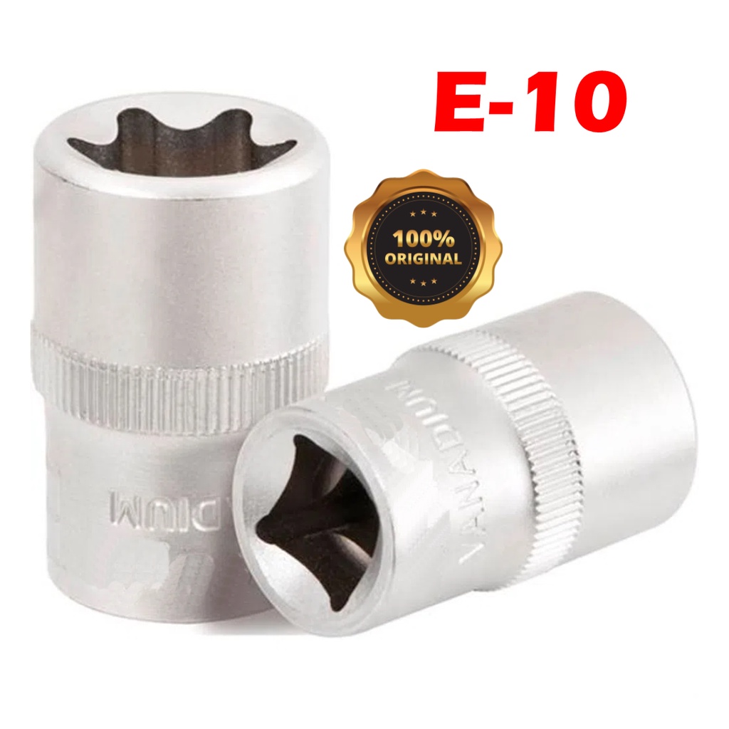 Soquete Torx Tork Femea E10 Cromo Vanádio VIP 904562 em Oferta na Shopee