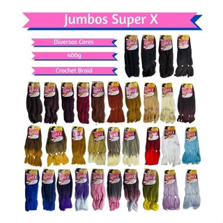Cabelo Super X Jumbo Jumbao Trancas Box Original De Fabrica