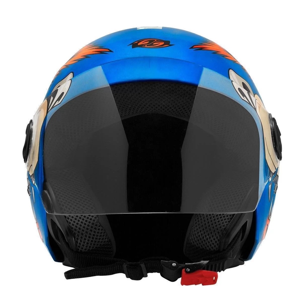 Detalhes do Capacete PRO TORK NEW Liberty Three Coyote Aberto