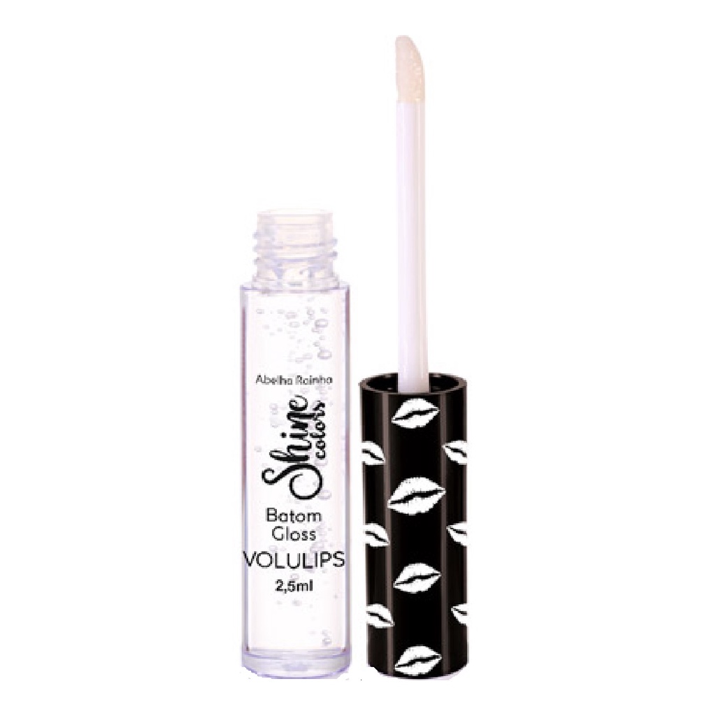Batom Gloss Volupis Incolor Shine Colors Abelha Rainha 2,5g