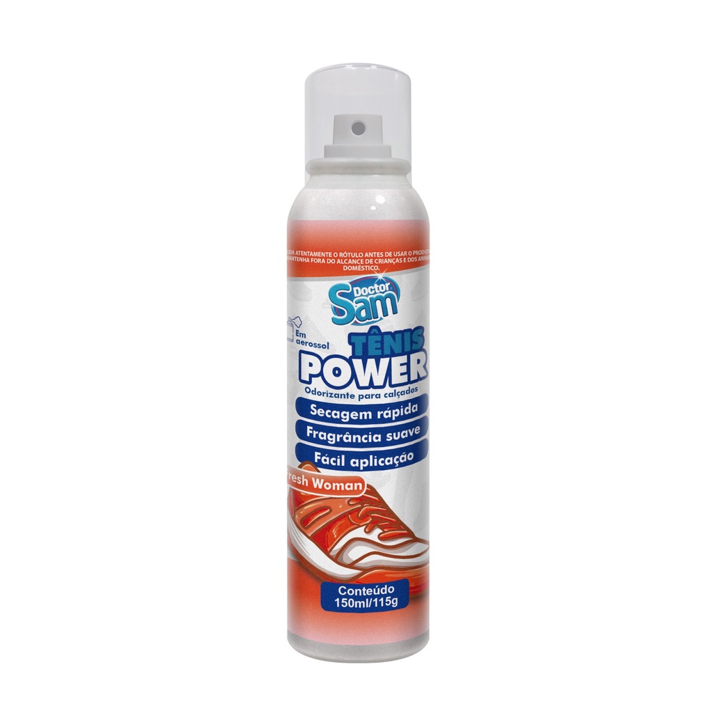 Odorizador de Calçados Fresh Woman 150ml/115g - Tênis Power