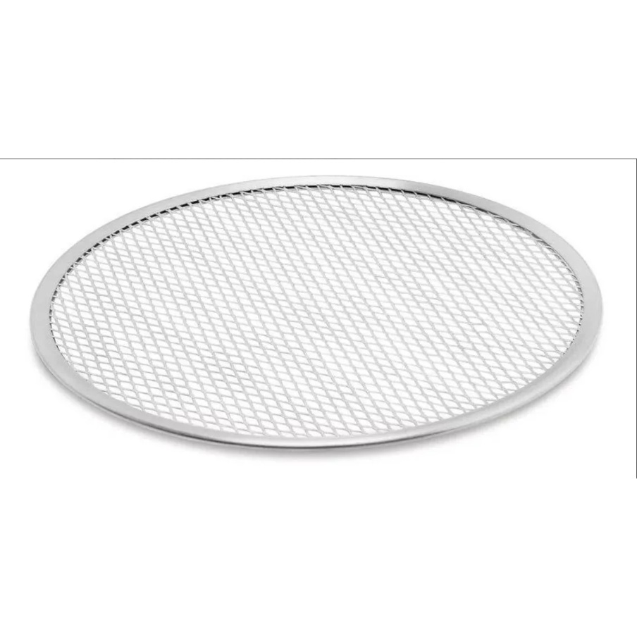 Tela Redonda De Assar Pizza 30cm Aluminio