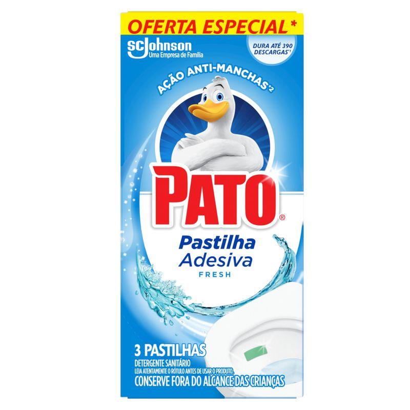 Pastilha Adesiva Pato Fresh 3un em Oferta na Shopee