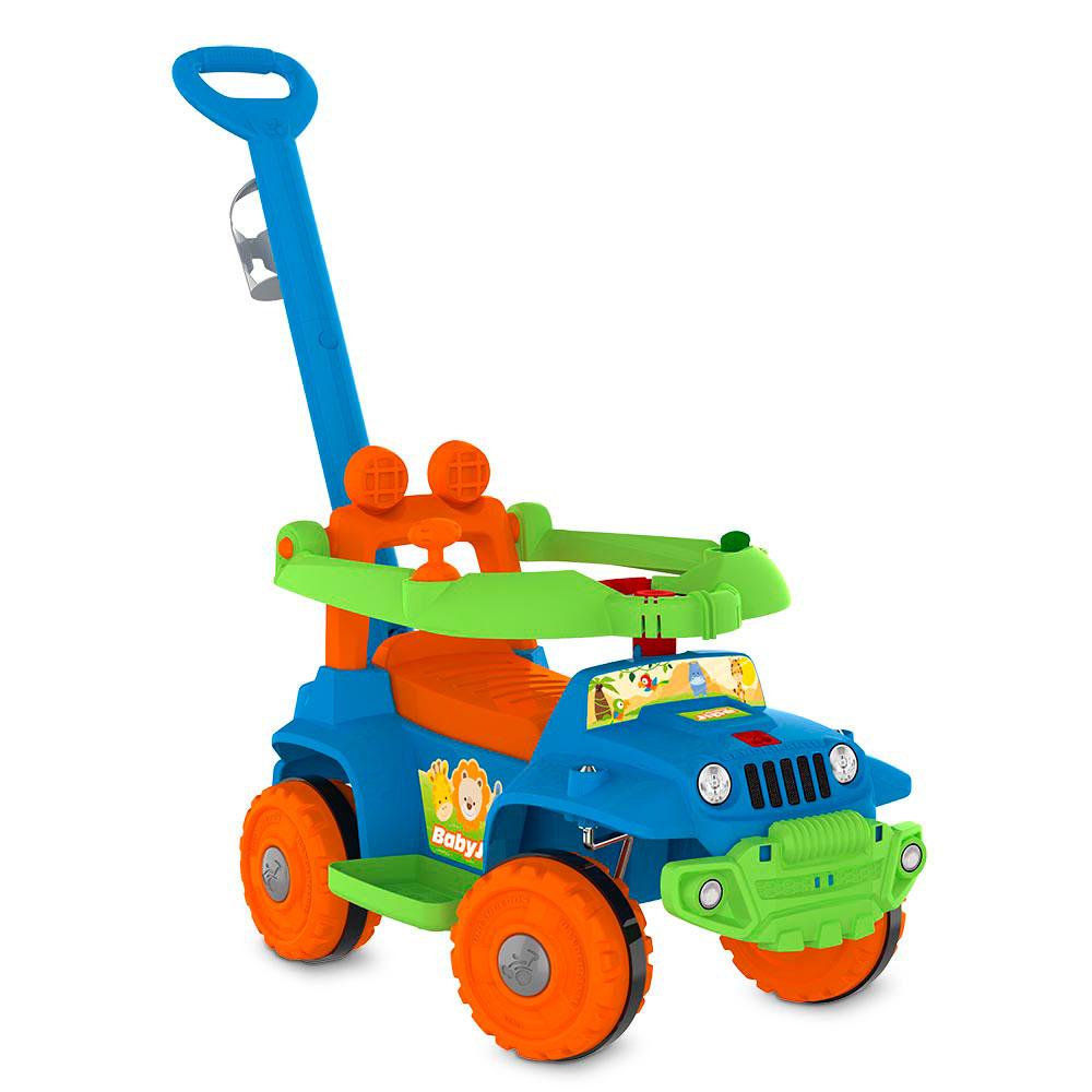 Babyjipe Passeio & Andador Azul Bandeirante em Oferta na Shopee