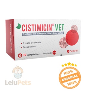 Cistimicin Vet Suplemento Cães Gatos Avert 30 Comp Arando Saúde Urinária Natural em Oferta na Shopee