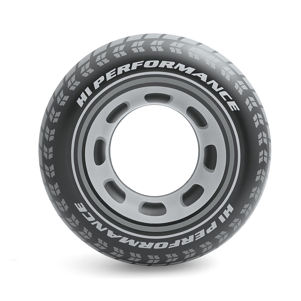 Boia Inflavel Pneu Radial Preta 91cm Intex em Oferta na Shopee