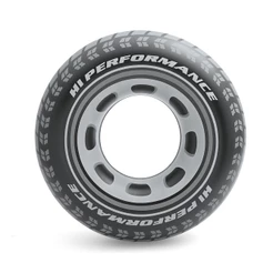 Boia Inflavel Pneu Radial Preta 91cm Intex
