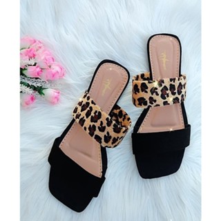 Chinelo rasteira com tiras confortáveis DiBellyShoes