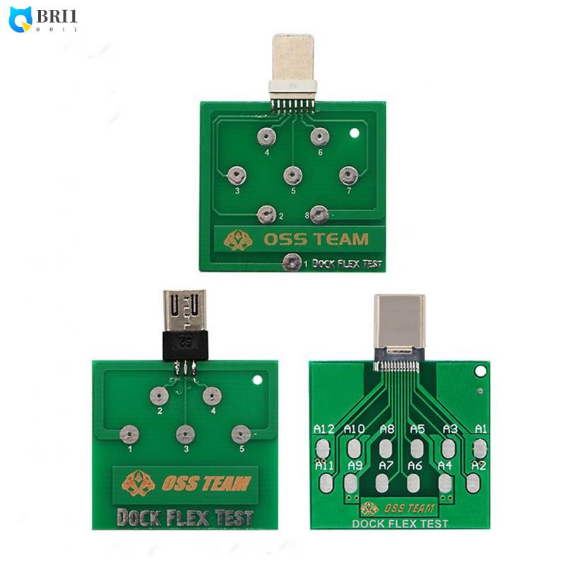 3Pcs Micro-USB Dock Flex Placa De Teste Para iPhone 13 12 11 Telefone Android U2 Ferramenta De Carga De Bateria