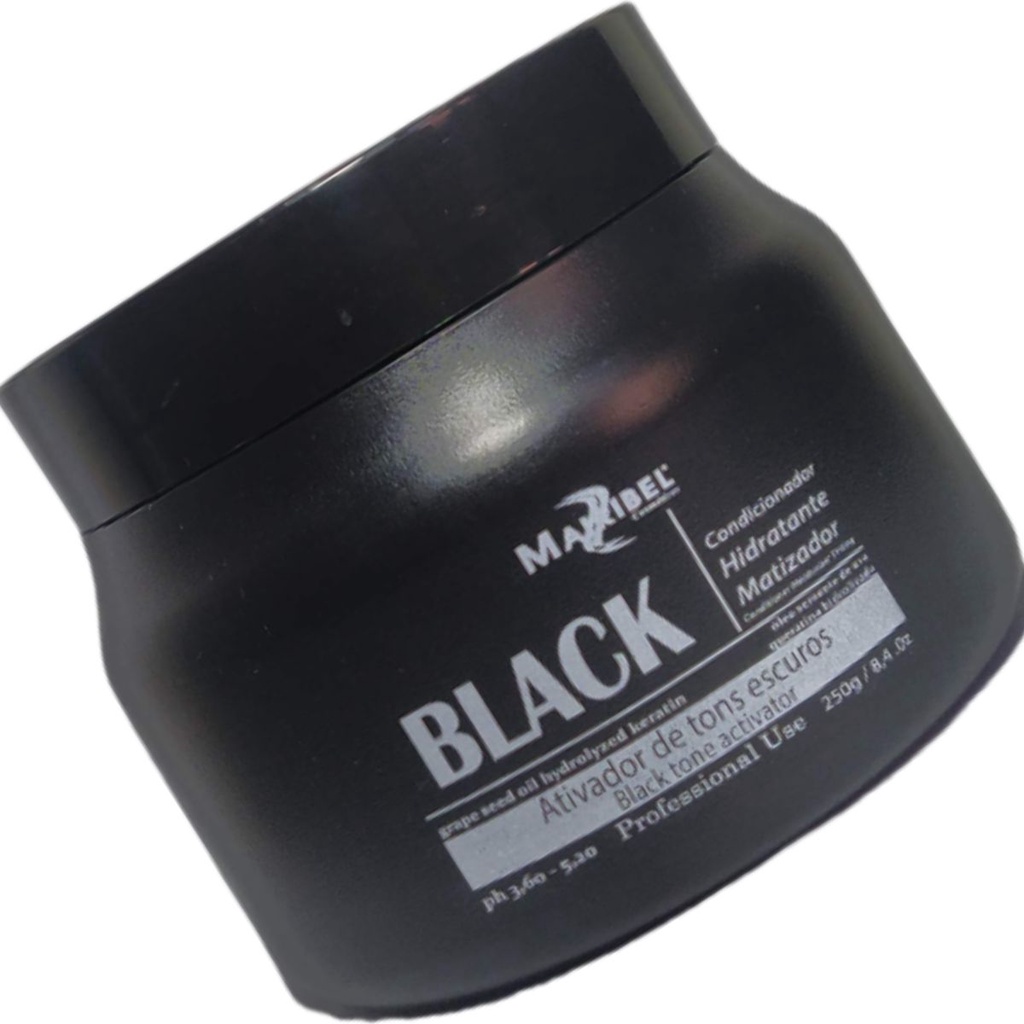 Matizador Ativador Tons Black Preto 250g Mairibel Original
