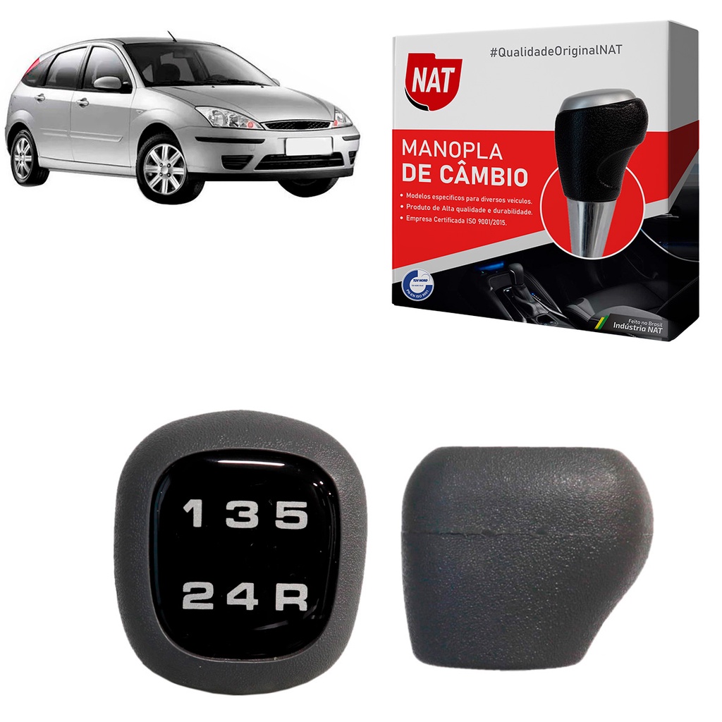 Manopla de Câmbio Ford Focus Ano 2000 Até 2003 C/ 5 Marchas em Oferta na Shopee