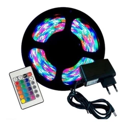 Fita LED 5m Ultra RGB Prova D'agua com Fonte e Controle